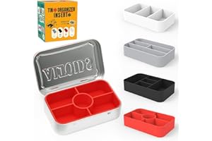 Wzporzst Organizer Inserts Compatible with Altoids 1.76oz Mint Tins for Personal Storage (Random Color)