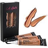 LA Girl HD Pro Conceal High Definition Concealer (Toffee) (pack of 3)