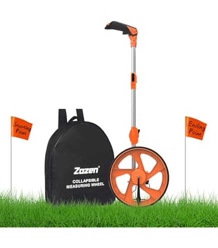 Foldable Digital Mechanical Distance Measuring Walking Wheel Measure Road Land Builders S 61f123bfa98b784f0a8caf21