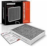 A-Premium Cabin Air Filter with Activated Carbon Compatible with BMW 320i, 320i xDrive, 328d, 328i, 330e, 330i, 330i xDrive, 