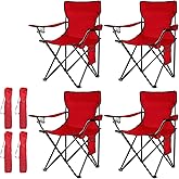 Damei century 4Pack Folding Camping Chairs-Lightweight, Installation-Free, Portable Chair for Beach, Lawn, Outdoor Sports