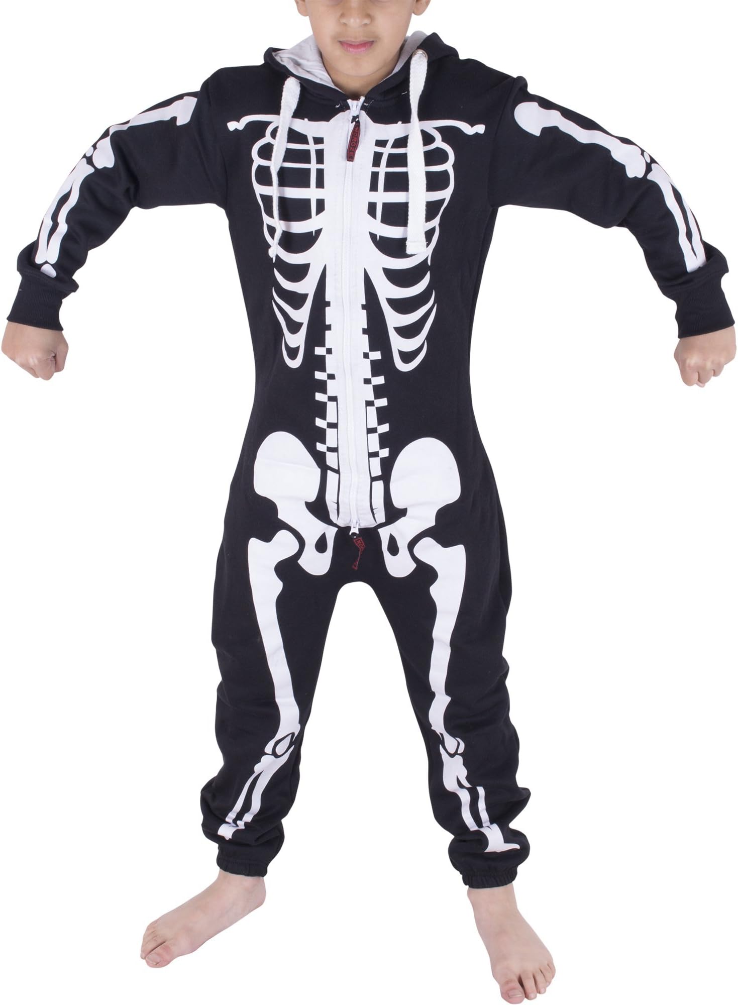 Boys Girls Kids Hoodie Jumpsuit Onesie One Piece Pajamas