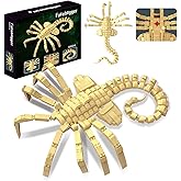 Xenomorph Facehugger Action Figure Building Kit Compatible with Lego,Cool Halloween Horror Toys for Adults and Boys 8-14 Years up 572 pcs