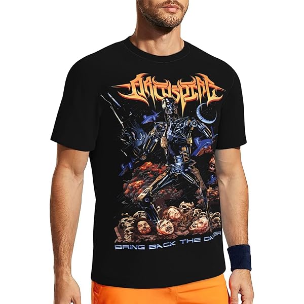 T Shirt Archspire Men's Fashion Short Sleeve Tops Casual O-Neck