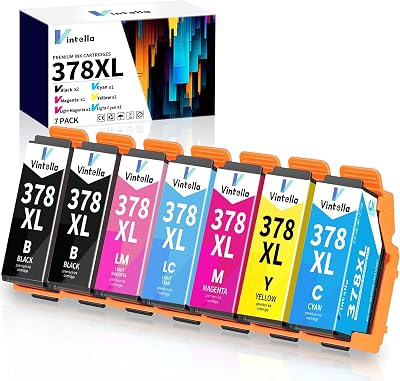 Vintella 378XL Ink Cartridges Multipack for Epson Expression XP-8500 XP-8600
