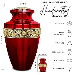 AmericUrn Set of 4 Funeral & Cremation Urn for
