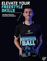 Strikesphere Smart Ball SBCB1B Football Kick Up Counting Lights Sounds White view 9