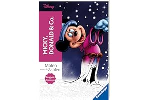 Malen nach Zahlen Disney: Micky, Donald & Co. - Malbuch für Erwachsene