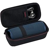 ZUJFPL EVA Hard Case for JBLFlip7 /6/5 Waterproof Portable Bluetooth Speaker, Fit for JBL Flip 4 Premium Travel Protecrive Carrying Storage Bag(Black)