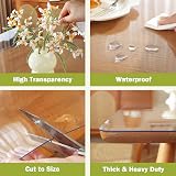 OstepDecor Clear Table Protector 40x60 cm Thick PVC Waterproof Protective Cover view 5