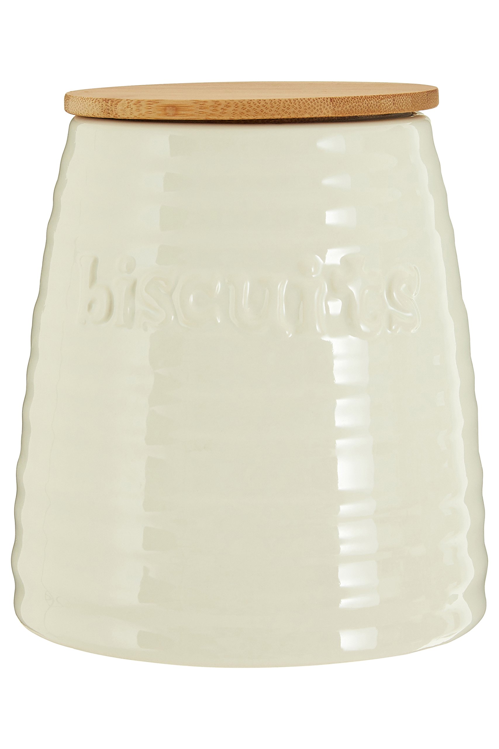 Premier Housewares Winnie Biscuit Canister, Cream
