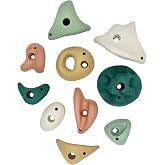 Everett &amp; Avery Co. Premium Rock Climbing Holds - Rock Climbing Wall for Kids Inside - Rock Wall Climbing Holds Kids - Indoor Rock Climbing Wall for Kids