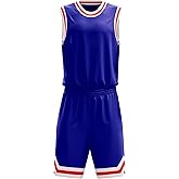 Hiheart Boys Basketball Jersey and Shorts Set Athletic Tracksuit Team Uniforms Outfit