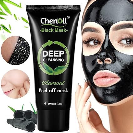 Black Mask,Mitesser Maske,Peel off Maske,Bambuskohle Peel off Maske,Tiefenreinigung Mitesser Entferner Anti Akne Öl-Kontrolle