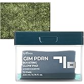 ISNTREE GIM PDRN Boosting Glow Toner Pad | Hydrating & Firming Dual-Sided Facial Pads with Korean Seaweed (GIM) PDRN | Pore Tightening, Smooth Makeup Base | Korean Skin Care, 70 Pads (1 Pack)