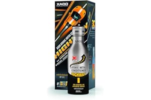 XADO Highway - Oil Additive for Car Engine - High-Mileage Motor Revitalizant Restore Treatment - for Gasoline, Diesel and LPG Engines, Worn Metal Parts Repair - Atomic Metal Conditioner (Bottle 7.5oz)