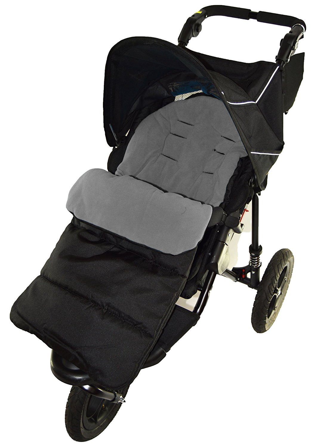 Footmuff/Cosy Toes Compatible with Mountain Buugy Swift Pushchair Dolphin Grey