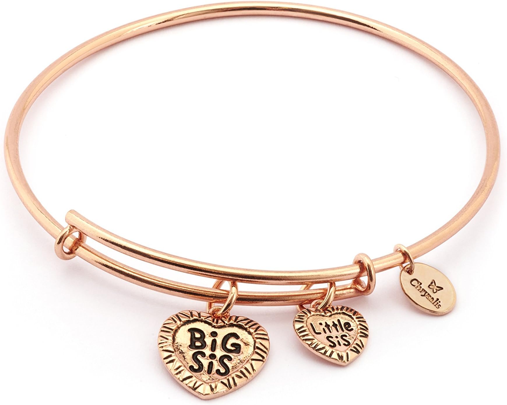 Big Sis Little Sis Expandable Bangle Bracelet 100% Originl