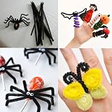 G2PLUS Black Pipe Cleaners 30cm 6mm 100pcs for Craft Halloween view 6