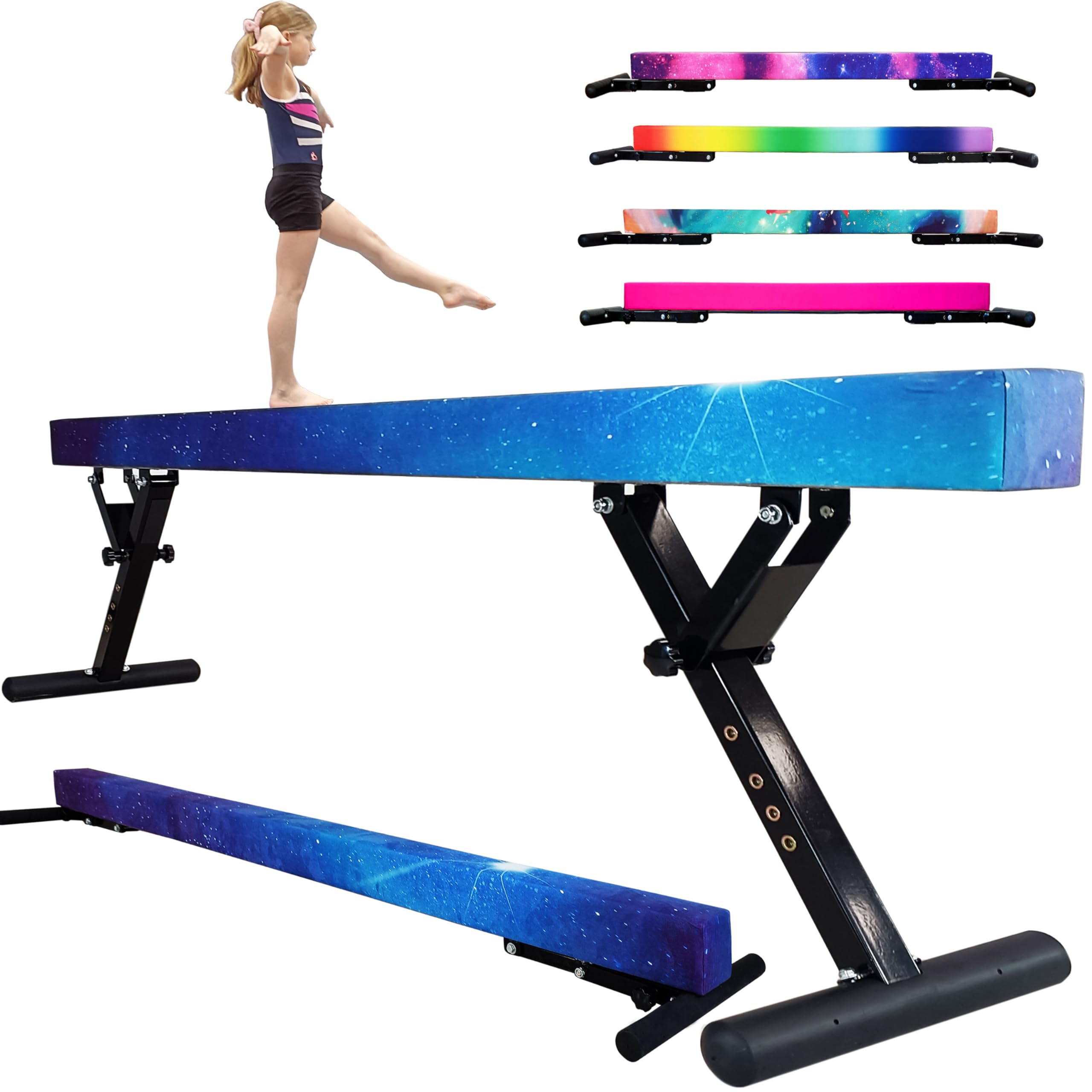 FC FUNCHEER 8FT Adjustable Balance Beam,high and
