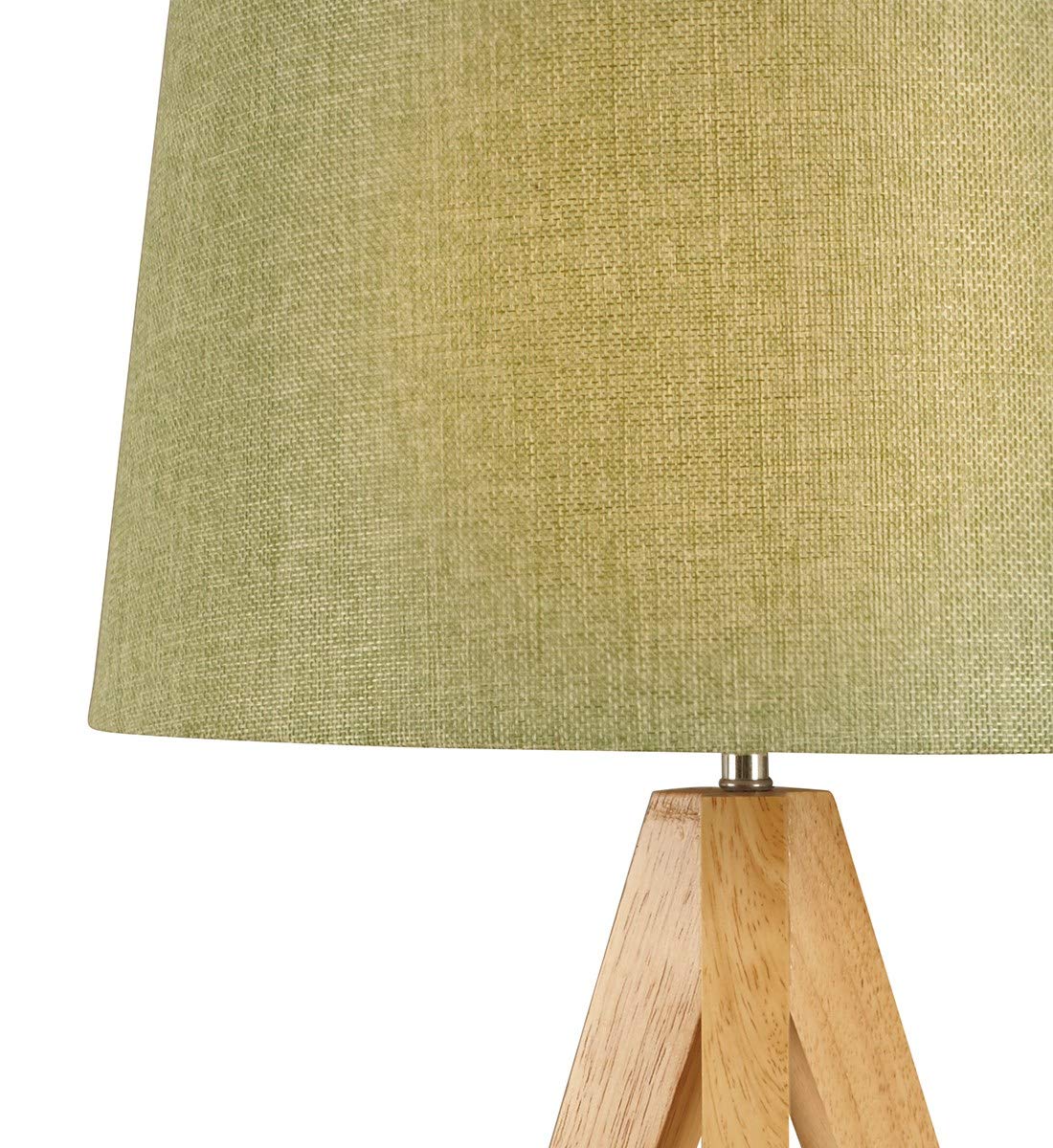 yellow tripod table lamp
