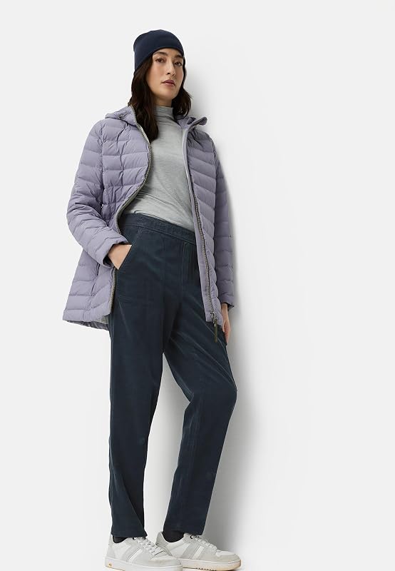Damen Cargo-Hose aus Reiner Baumwolle Nachtblau, womenswear-30/30