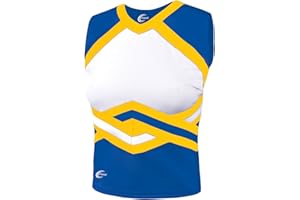 chassé Girls' Contender Shell Top - Youth Sized Cheerleading Uniform Shirt