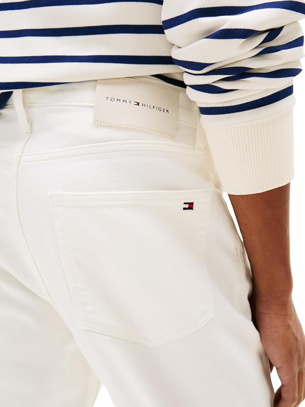 Jean Homme Regular Mercer Taille Mi-Haute, Blanc (Off White), 32W/28L