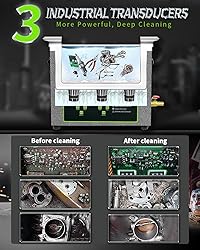 ONEZILI Ultrasonic Cleaner 6L, Upgraded Deep