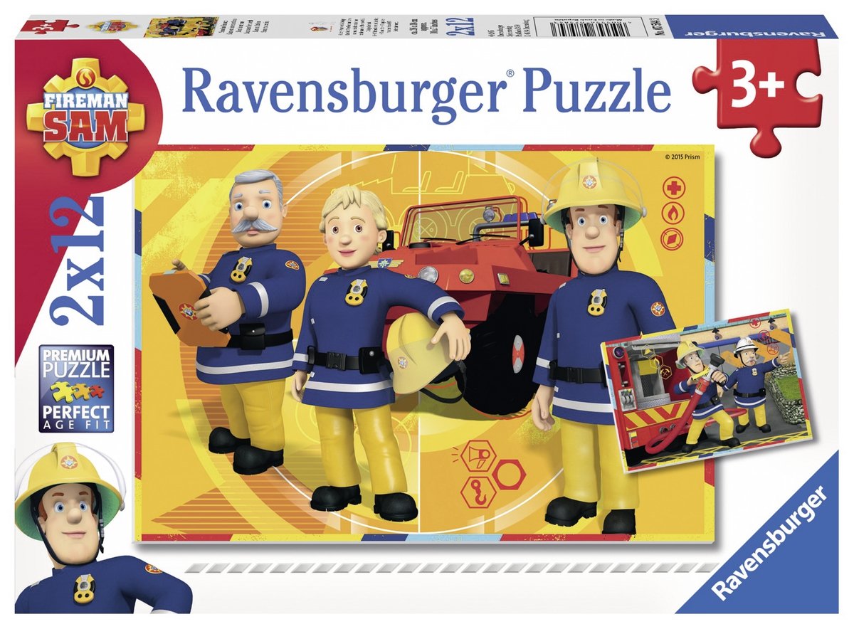 Ravensburger Sam il pompiere Puzzle 2x12 Pezzi Amazon Ravensburger Sam il pompiere Puzzle 2x12 Pezzi Amazon Giochi e giocattoli