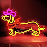 Dachshund Neon Sign, Dachshund Gifts for Women Boy Girl, Weiner Dog Gifts for Women, Weiner Dog Decor, Dachshund Christmas Decor