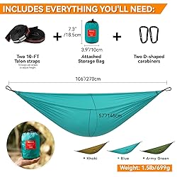 HIKEMAN Hammock for Camping Ultralight Hammocks