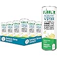 BUBBL'R lemon lime twist'r, Antioxidant Sparkling Water with Natural Caffeine, 0g Sugar, Gluten Free, All Natural Flavors, 12 Fl Oz Cans, 12 Count