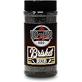 10-42 BBQ Brisket Rub (NO MSG) 10.5 oz - All-Natural Spice Seasoning for Steak, Rib, Meat - Beef Brisket Seasoning Dry Rub - BBQ Rubs and Spices for Smoking and Grilling - Brisket rub for smoker - 0 Calorie