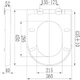 Meero London D Shape Soft Close Toilet Seat Quick Release Anti-bacterial view 5