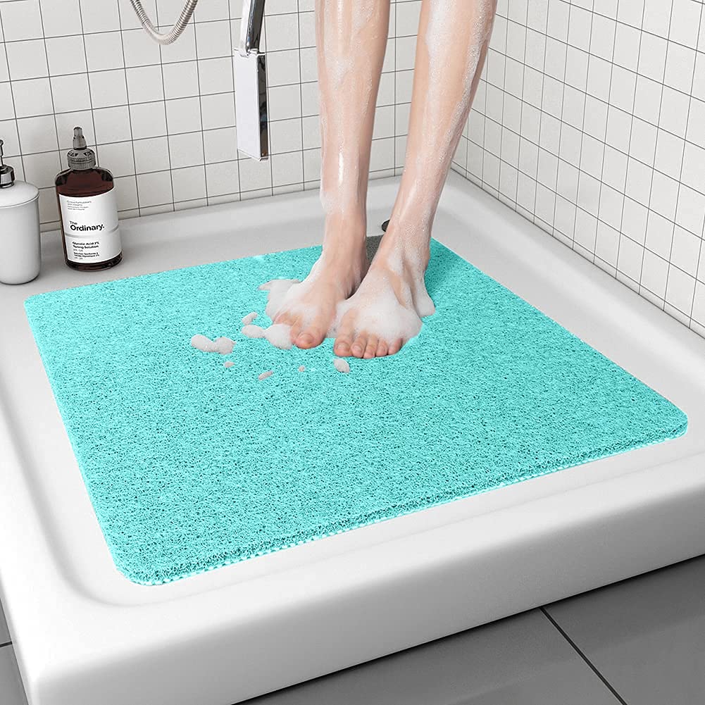 Bingobang Bath Mats Non Slip,Shower Mat Rubber 60x60cm,Extra Soft Anti-Mould, Machine-Washable,For Bathroom Floor,Bathtub(Green) — image 1