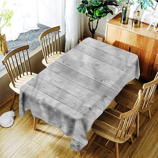 Angoueleven Grey,Oblong tablecloths Oak Timber Wood Texture Image 54"x