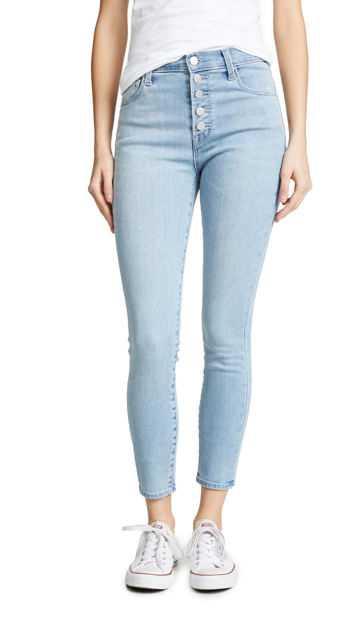 White J Brand Lillie J Brand Lillie High-Rise Cropped Skinny Jean