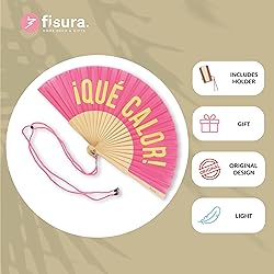Fisura – Original folding fan with message or