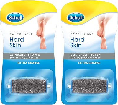 Scholl ExpertCare Hard Skin Roller Head Refill Extra Coarse 2 Pack