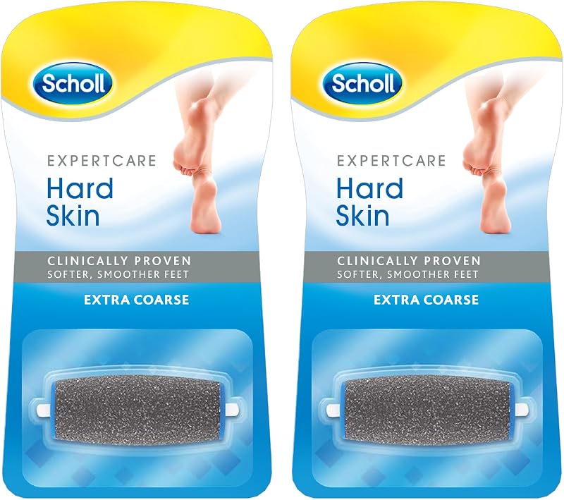 Scholl ExpertCare Hard Skin Roller Head Refill Extra Coarse 2 Pack