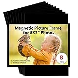 CHUNNIAO Black Magnetic Picture Frame 5X7 for