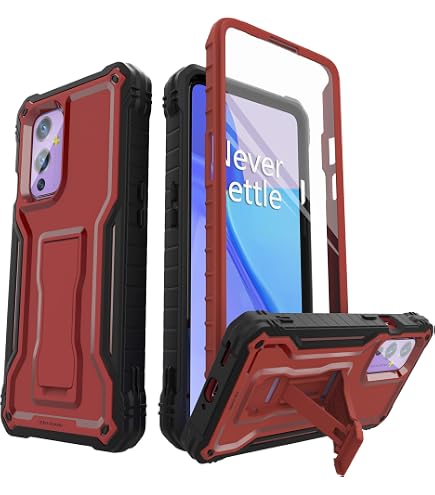 Custodia Protettiva Per OnePlus 9 5G Con Vetro Temperato – Antishock Militare, Magnetico, Cavalletto