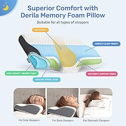 Derila Memory Foam Pillows