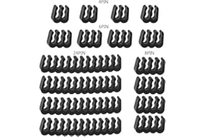 16Pcs/Set PP Cables Comb Clamp Clip Organizer For 2.5-3.2mm PC Power Wiring 4/6/24 Pin Computer Cable Winder Splitter Extensi