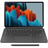 Samsung Galaxy Tab (S7/S7 5G) Book Cover Keyboard, EF-DT870UBEGUJ, Black