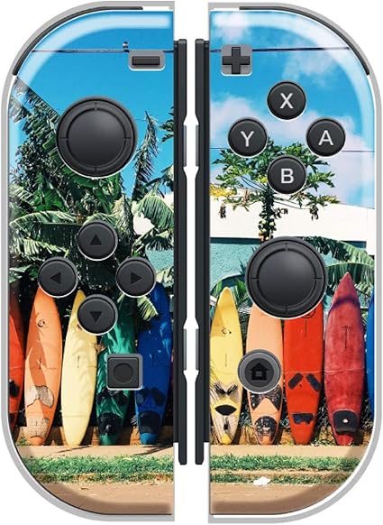 Amazon Co Jp Nintendo Switch ケース 任天堂 スイッチ ジョイコン ケース ハードタイプ 傷から守る サーフィン ハワイアン バカンス 南国 海 ピンク ブルー ブラウン オレンジ 人気 かわいい おしゃれ 家電 カメラ