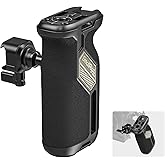 SmallRig Push-Button Rotating NATO Side Handle for Left and Right Hand, 360° Rotatable Side Handle with Anti-Slip Silicone, Camera Grip with Built-in Threaded holes, Wrist Strap Hole, Cold Shoe - 4359