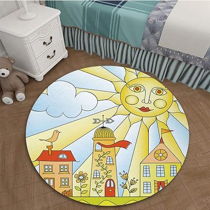 Amazon Com Printed Area Rug Playing Carpets For Living Room