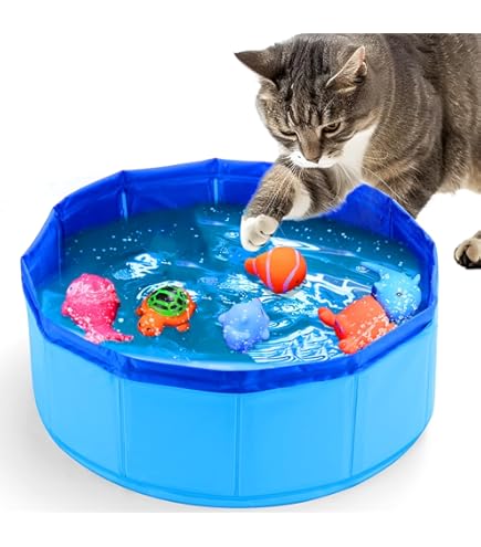 Juguete Para Gato FRGITYGIFT Tapete De Agua Sensorial Para Gatos